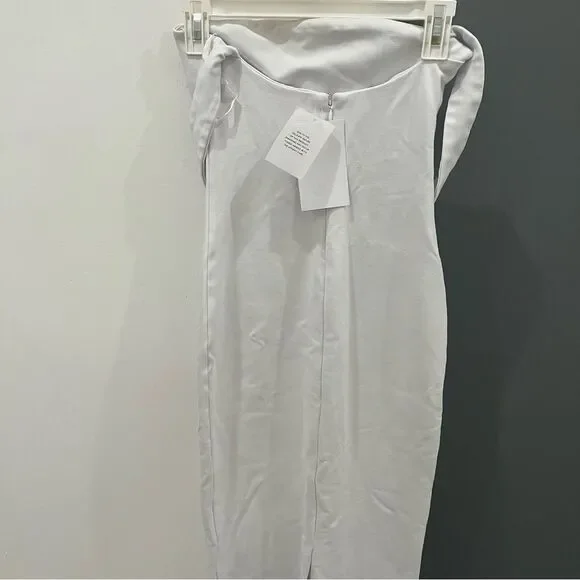 halter top sequin dress Zurie Plunging Halter Mini Dress Sequin White main image 0